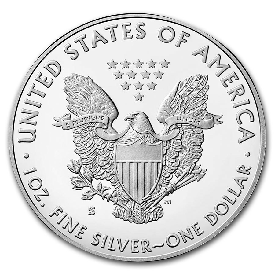2020-S 1 oz Proof American Silver Eagle (w/Box & COA)