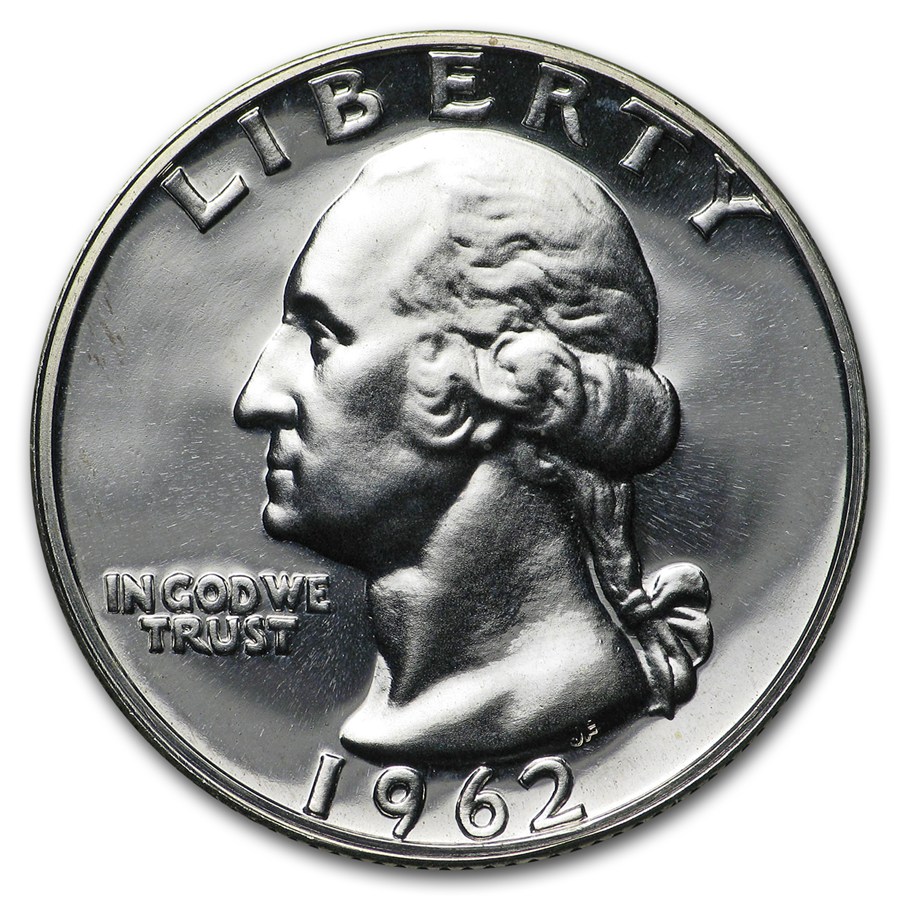 1962 Proof Washington Quarter 40-Coin Roll