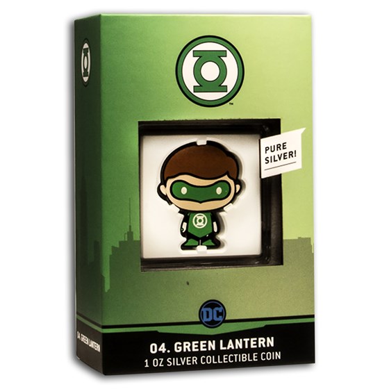 2020 Niue 1 oz Silver Chibi Coin Collection: Green Lantern