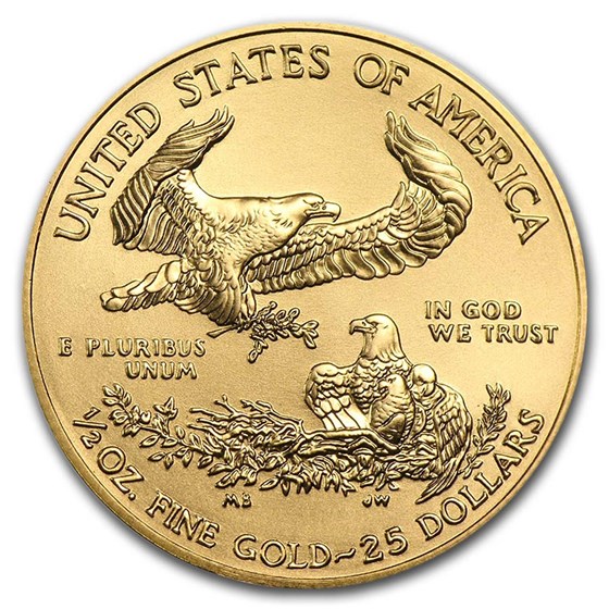 2021 1/2 oz American Gold Eagle (Type 1) MS-70 PCGS (FDI)