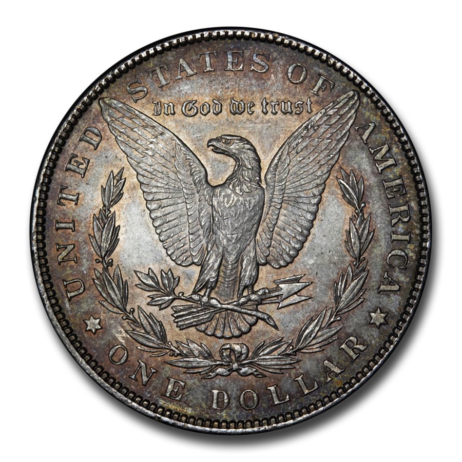 1878-1904 Morgan Dollars BU (Originally Toned)