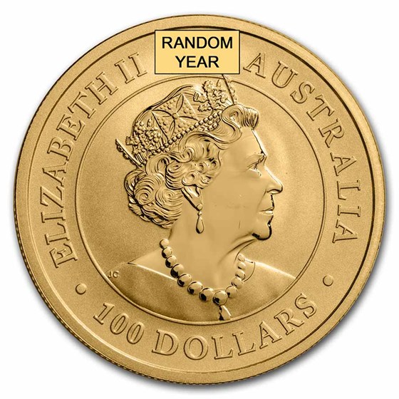 1 oz Australian Gold Swan BU (Random Year)