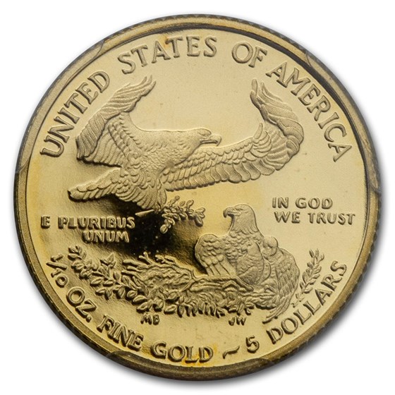 1/10 oz Proof American Gold Eagle PR-70 PCGS (Random Year)