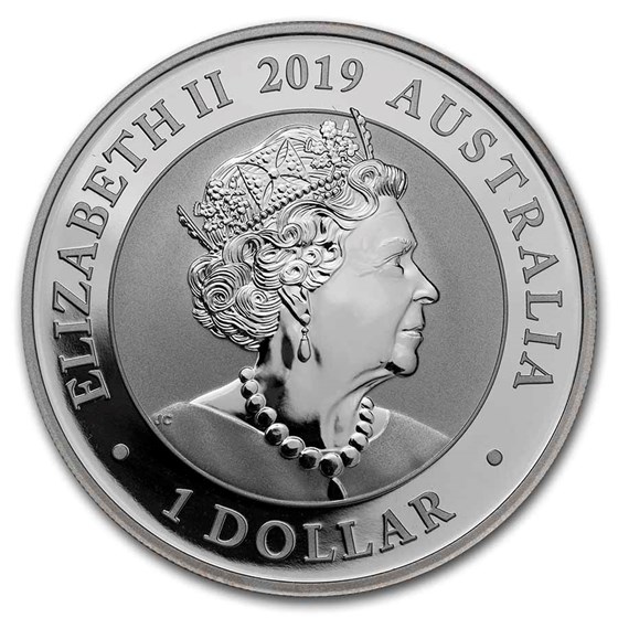 1 oz Australian Silver Swan BU (Random Year)