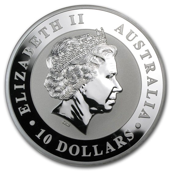 10 oz Australian Silver Kookaburra BU (Random Year)