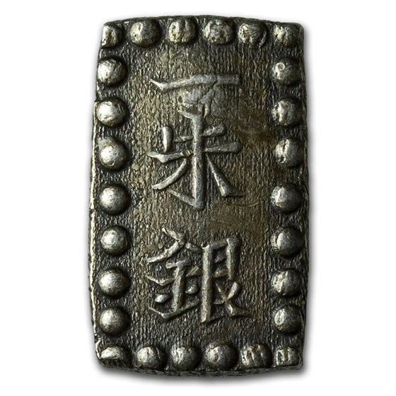 (1853-1869) Japan Tokugawa Shogunate Silver 1 Shu (Isshugin) XF