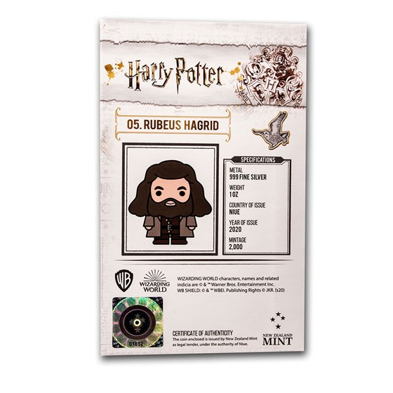 2020 Niue 1 oz Silver Chibi Coin Collection: Rubeus Hagrid