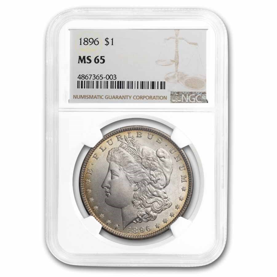 1896 Morgan Dollar MS-65 NGC