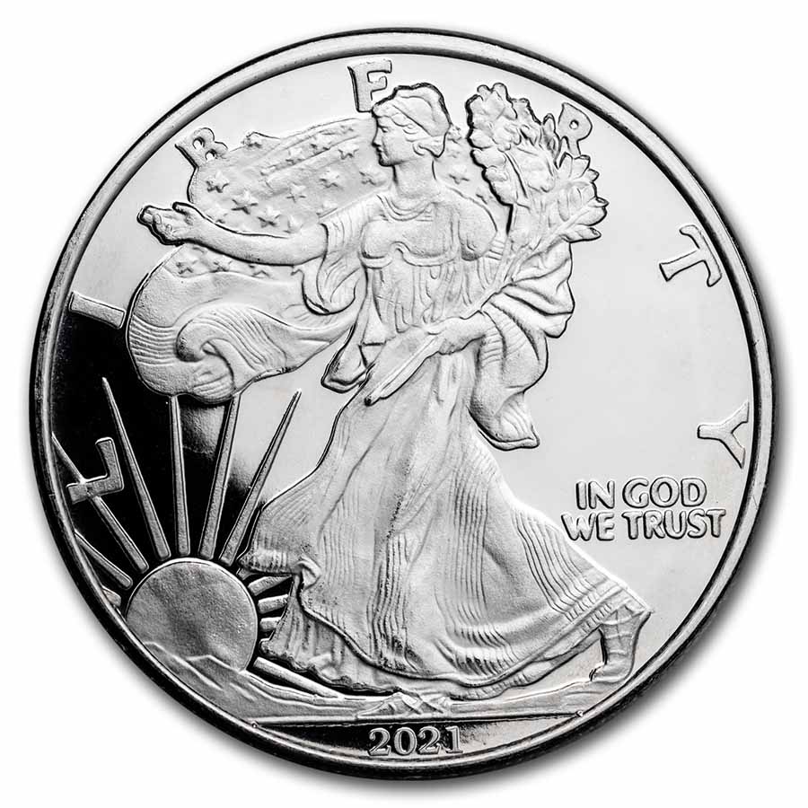 1 oz Silver Round - American Eagle (New Design)
