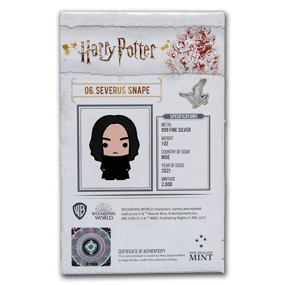 2021 Niue 1 oz Silver Chibi Coin Collection: Severus Snape