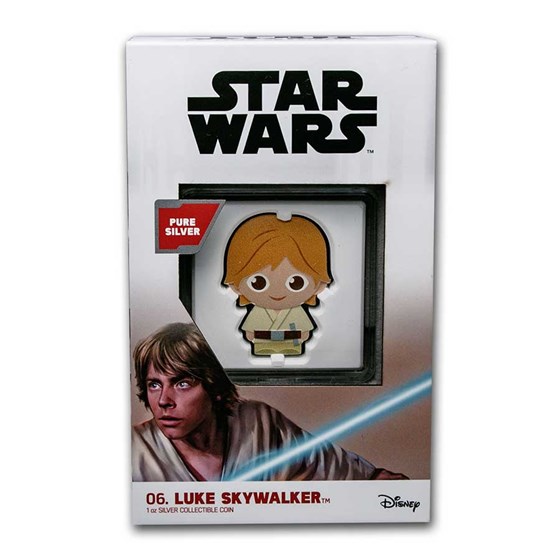 2021 Niue 1 oz Silver Chibi Coin Collection: Luke Skywalker