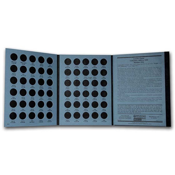 Whitman Folder #9004-Lincoln Cents #1-1909-1940