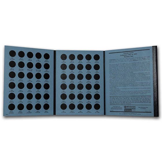 Whitman Folder #9030 -Lincoln Cents #2 - 1941-1974
