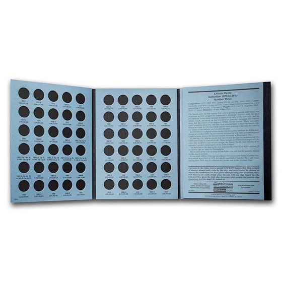 Whitman Folder #9033 -Lincoln Cents #3 - 1975-2013