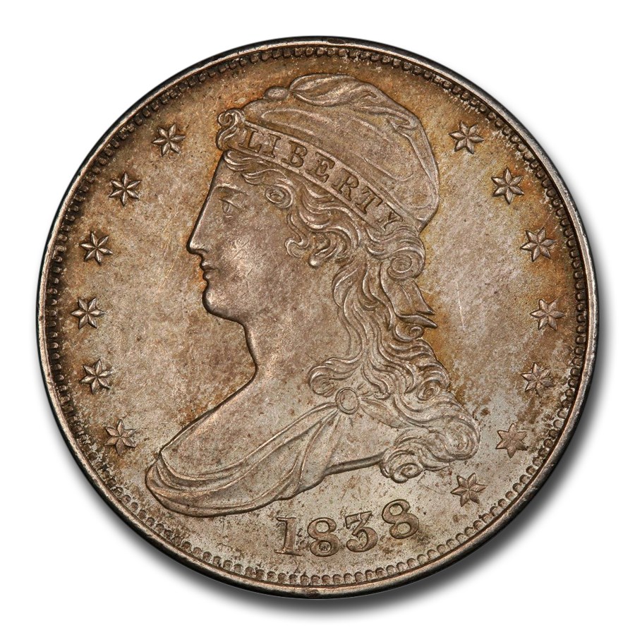 1838 Reeded Edge Half Dollar MS-65+ PCGS