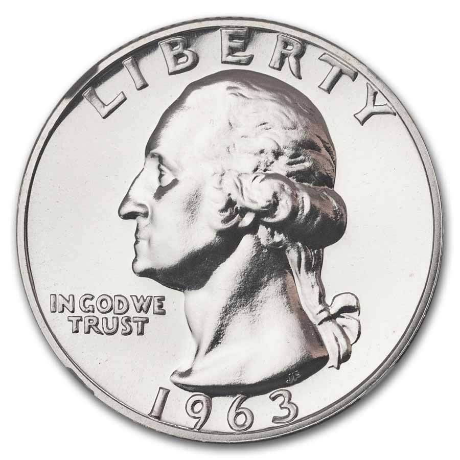 1963 Washington Quarter PF-68 NGC