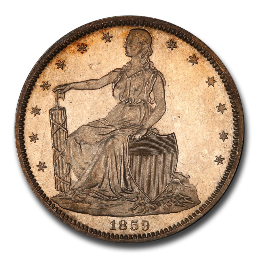 1859 Paquet Half Dollar Pattern PR-64 Cameo PCGS (J-249)