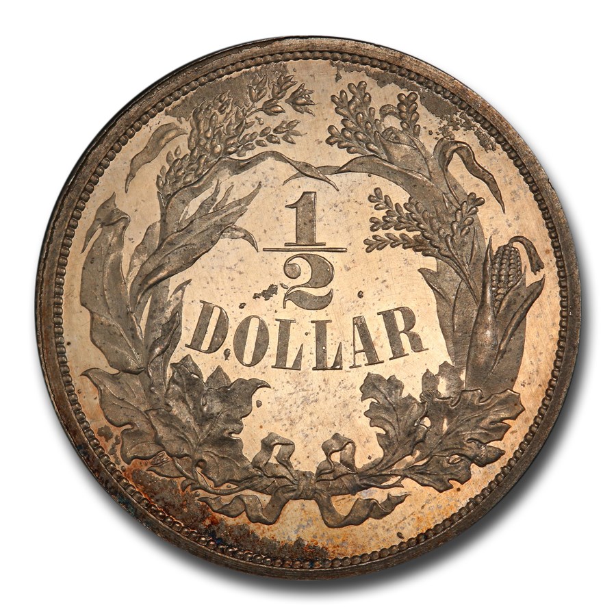1859 Paquet Half Dollar Pattern PR-64 Cameo PCGS (J-249)