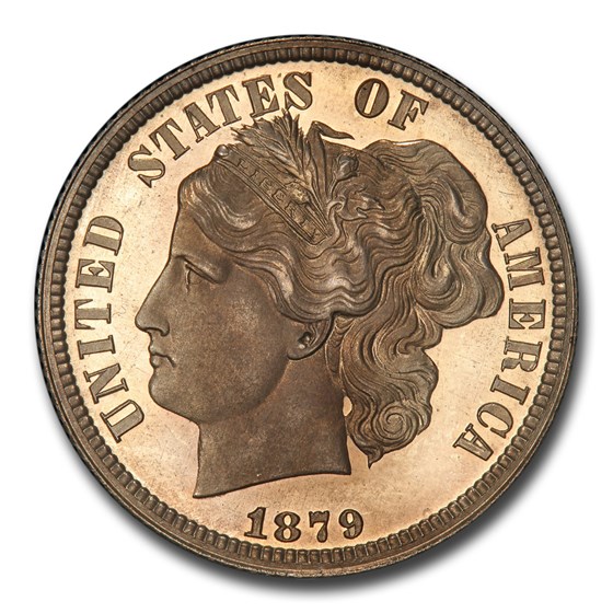 1879 Dime Pattern PR-67 Cameo PCGS (J-1584)