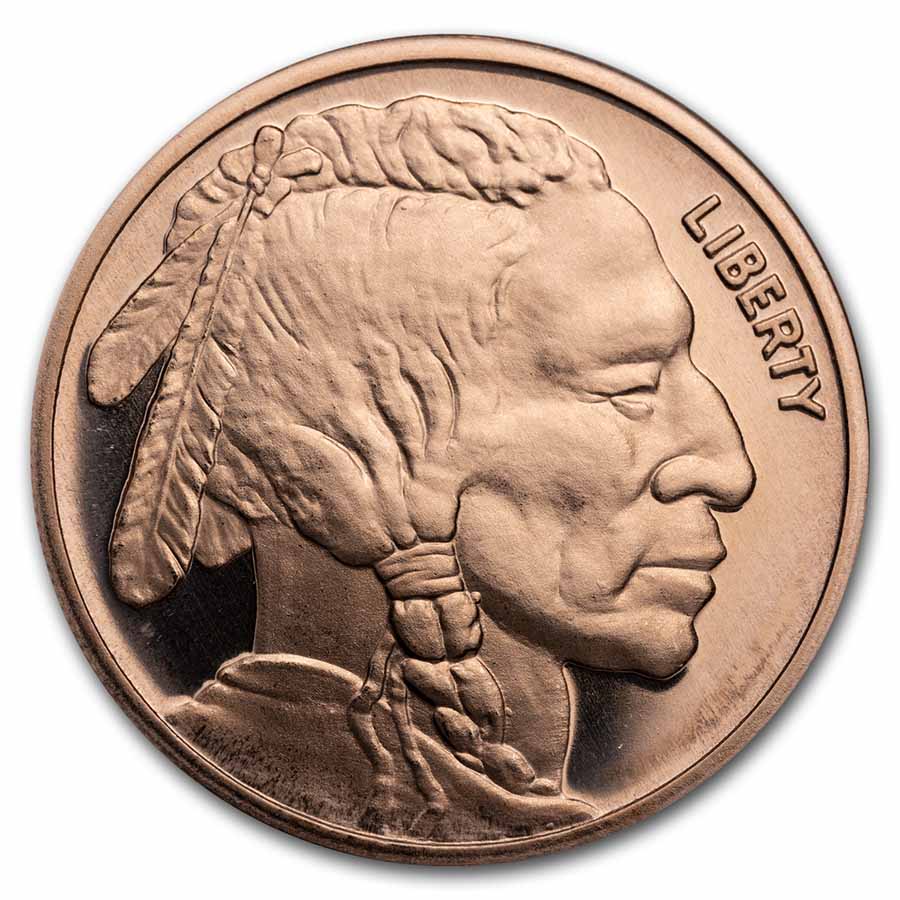 1 oz Copper Round - Buffalo 1 oz Copper Round - Buffalo