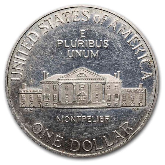 U.S. Mint $1 Silver Commem BU/Proof (ASW .7734 oz, Scruffy)