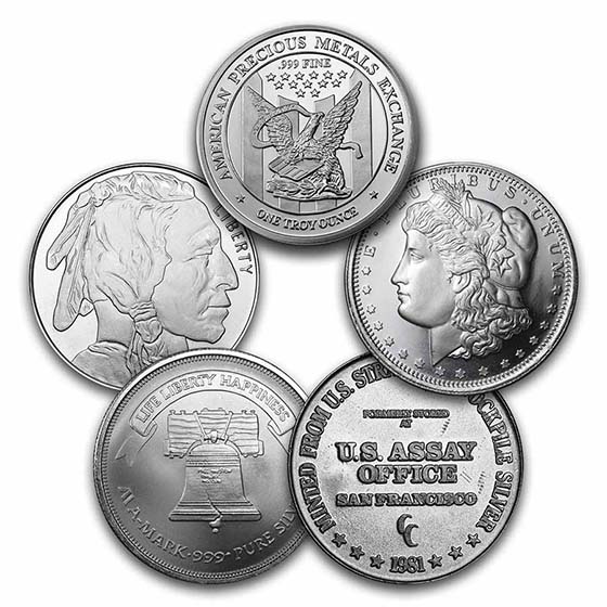 1 oz Silver Round - Secondary Market 1 oz Silver Round - Secondary Market