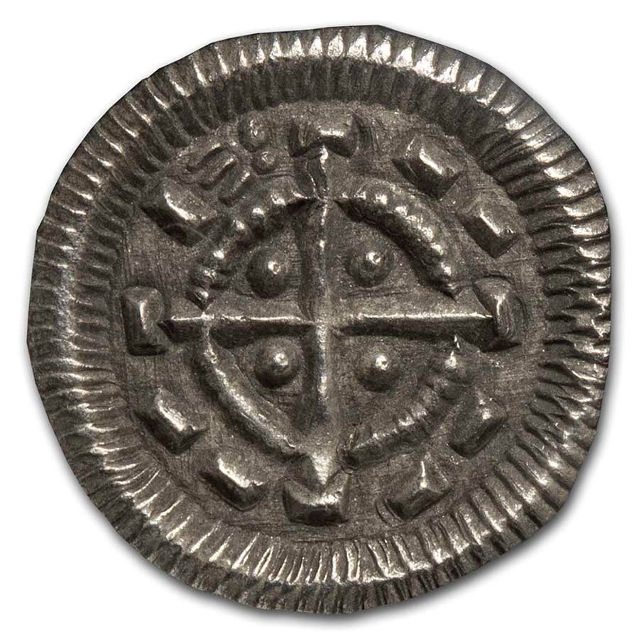 Kingdom of Hungary Silver Denar Bela II (1131-41 AD) MS-62 NGC