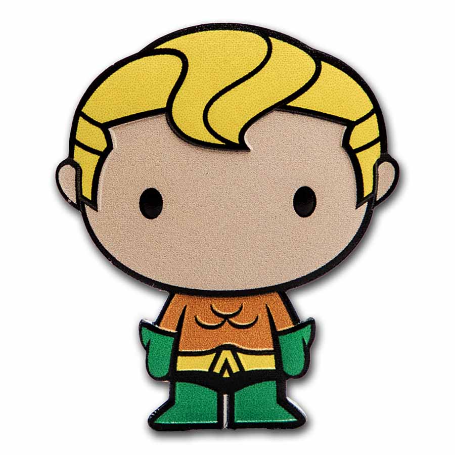 2021 Niue 1 oz Silver Chibi Coin Collection: Aquaman
