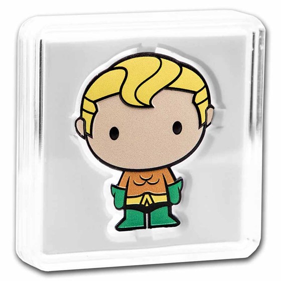 2021 Niue 1 oz Silver Chibi Coin Collection: Aquaman