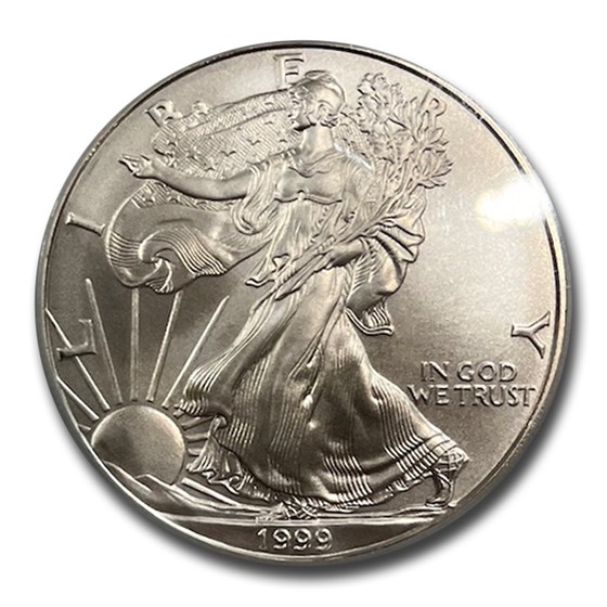 1999 American Silver Eagle MS-70 PCGS