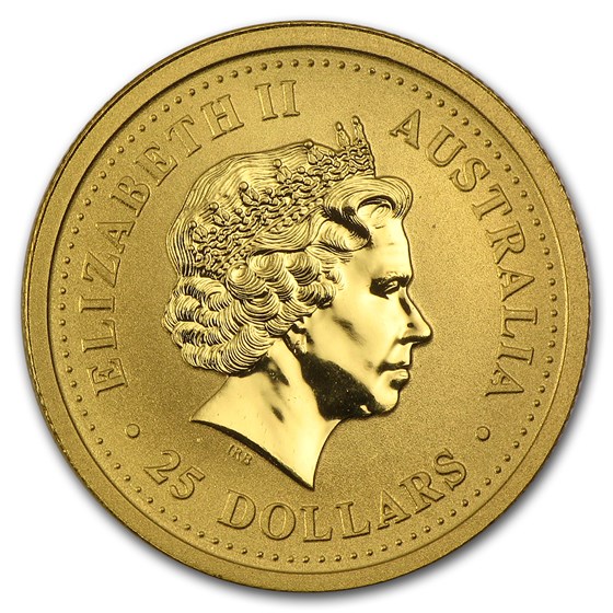 Australia 1/4 oz Gold Kangaroo/Nugget BU (Random Year)