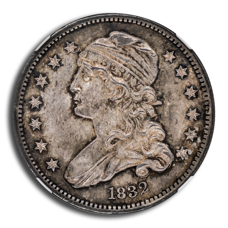 1832 Capped Bust Quarter MS-65 NGC (B-2)