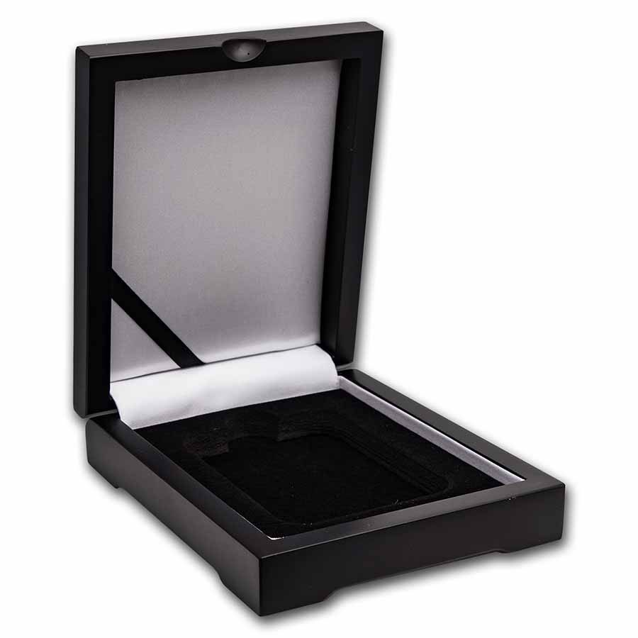 Wooden Slab Storage Box - Single Slab (Matte Black)