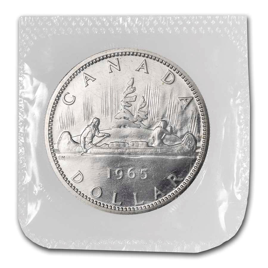 1958-1967 Canada Silver Dollar BU/Prooflike (Sealed)