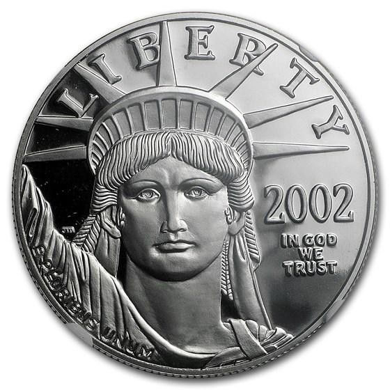 2002-W 1 oz Proof American Platinum Eagle PF-70 UCAM NGC