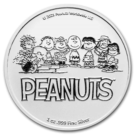 Peanuts® Snoopy 1 oz Silver Round