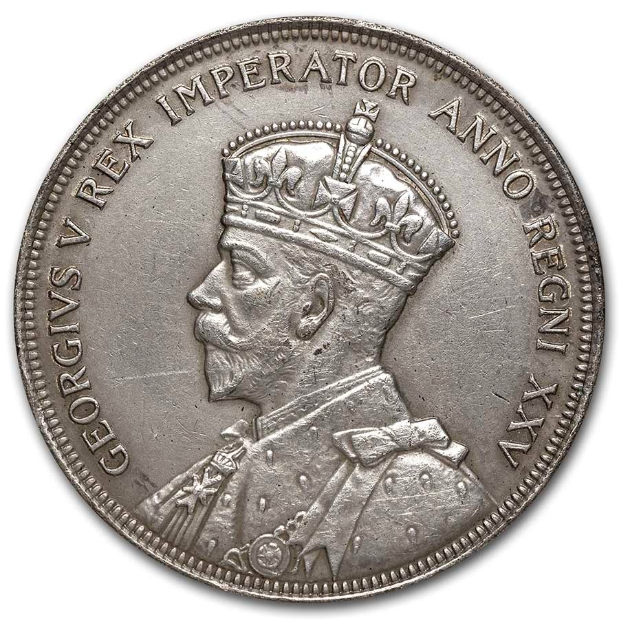 1935 Canada Silver Dollar George V Avg Circ