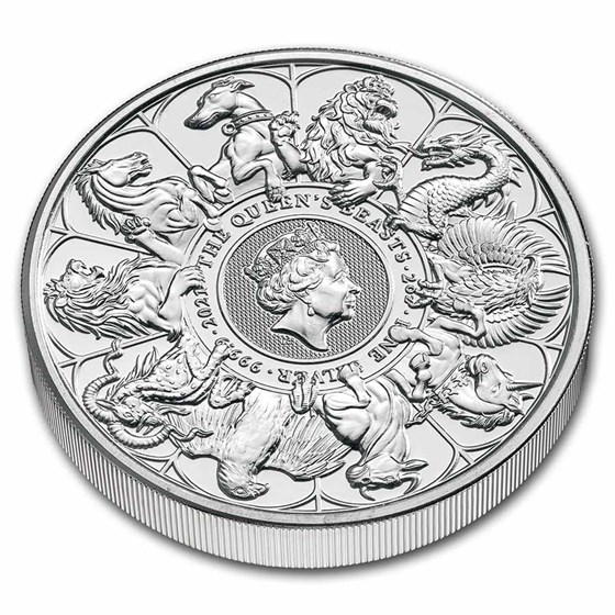 2021 Great Britain 2 oz Silver Queen's Beasts Collector Coin