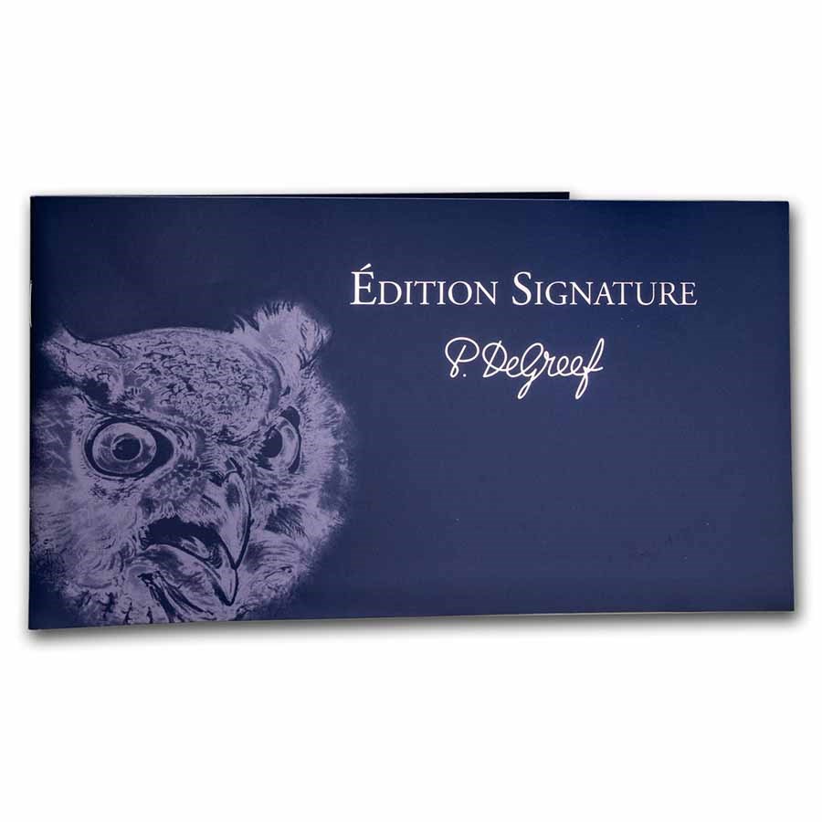 2021 Ivory Coast 10 oz Silver Edition Signature Owl 2-Coin Set
