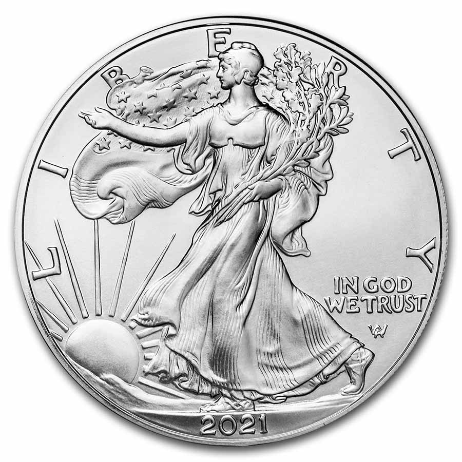2021 American Silver Eagle (Type 2) MS-70 PCGS (FDI)