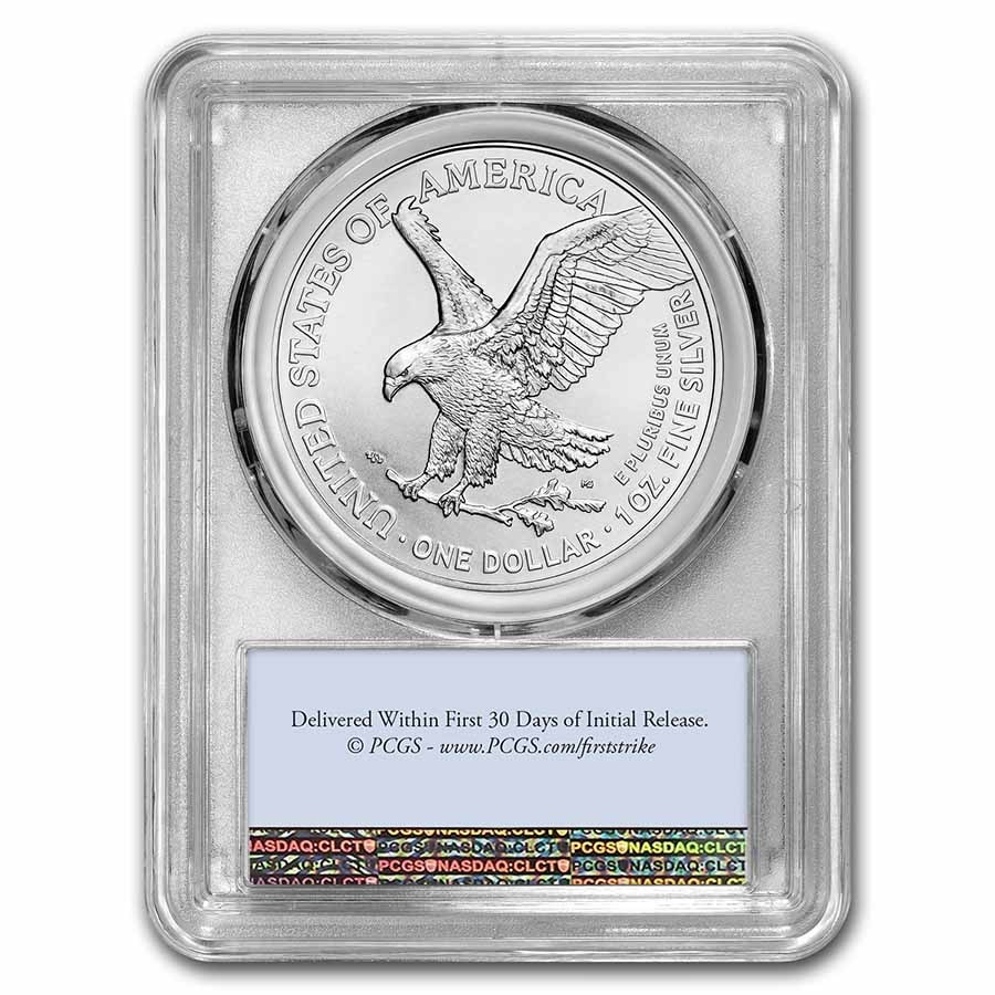 2021 American Silver Eagle (Type 2) MS-70 PCGS (FirstStrike®)