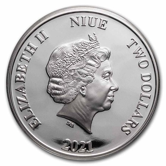 2021 Niue 1 oz Silver Star Wars Anakin Skywalker (Box &amp; COA)