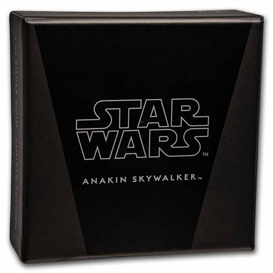 2021 Niue 1 oz Silver Star Wars Anakin Skywalker (Box &amp; COA)
