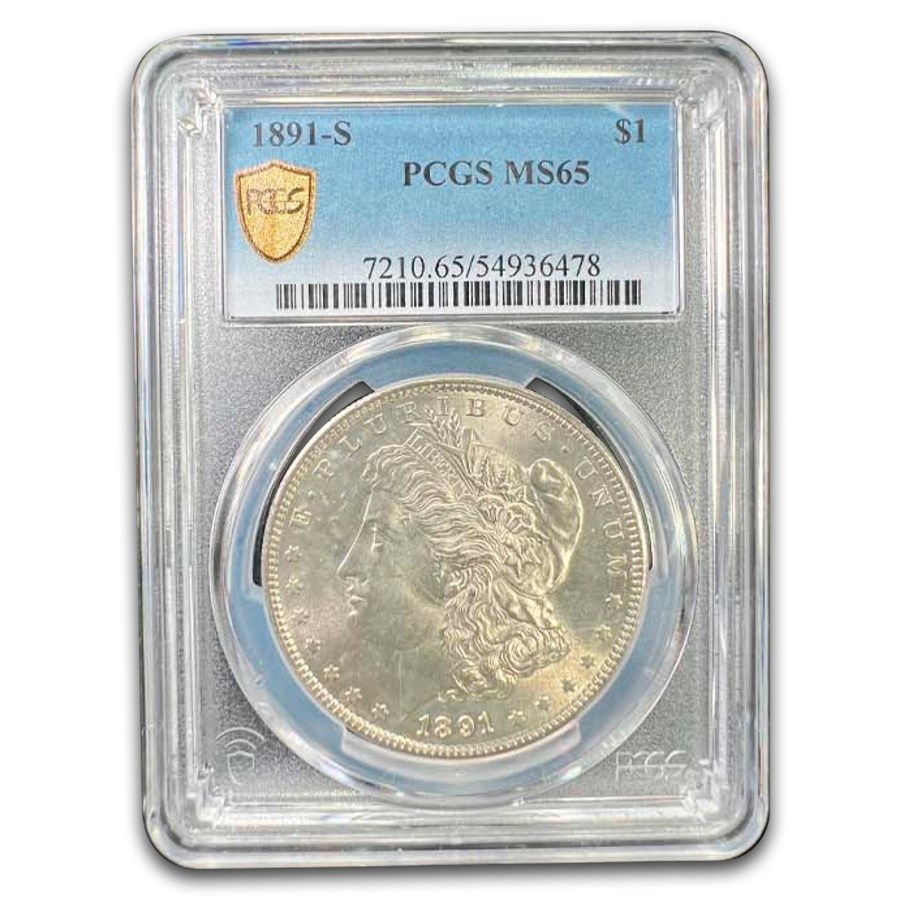 1891-S Morgan Dollar MS-65 PCGS