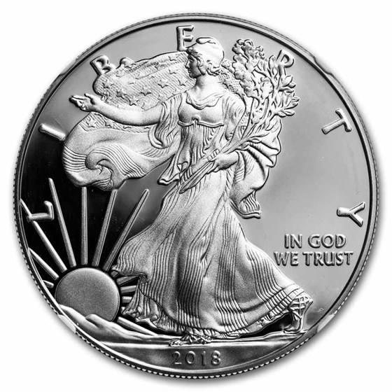 2018-W Proof American Silver Eagle PF-69 NGC