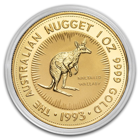 1993 Australia 1 oz Gold Kangaroo BU