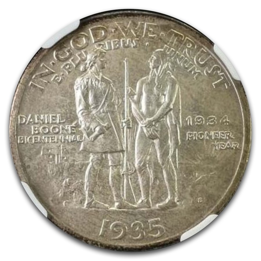 1935/1934-S Daniel Boone Bicentennial Half Dollar MS-67 NGC