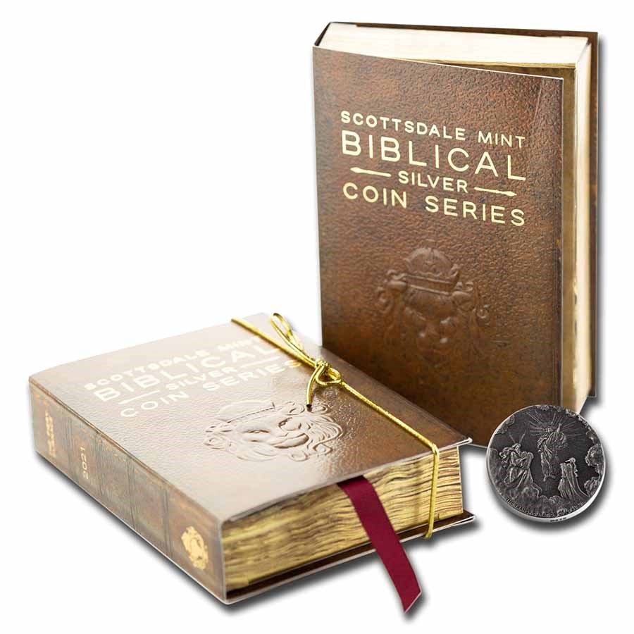2021 2 oz Ag Coin - Biblical Series (Transfiguration of Jesus)