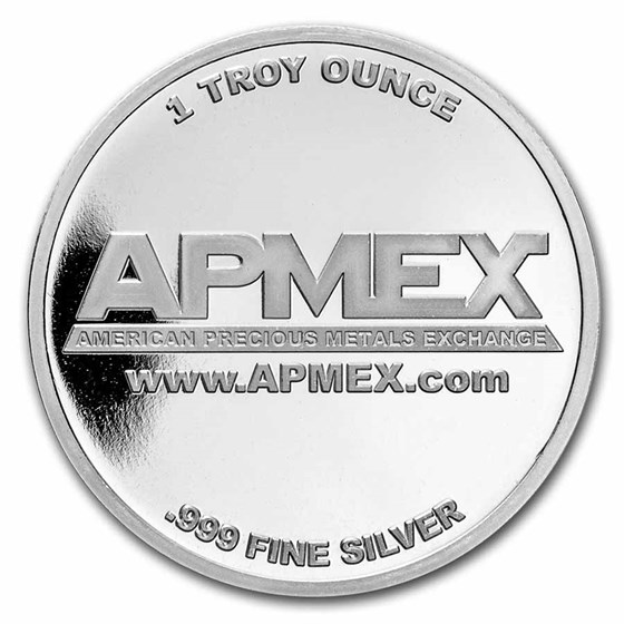 1 oz Silver Colorized Round - APMEX - Happy Anniversary, Balloons