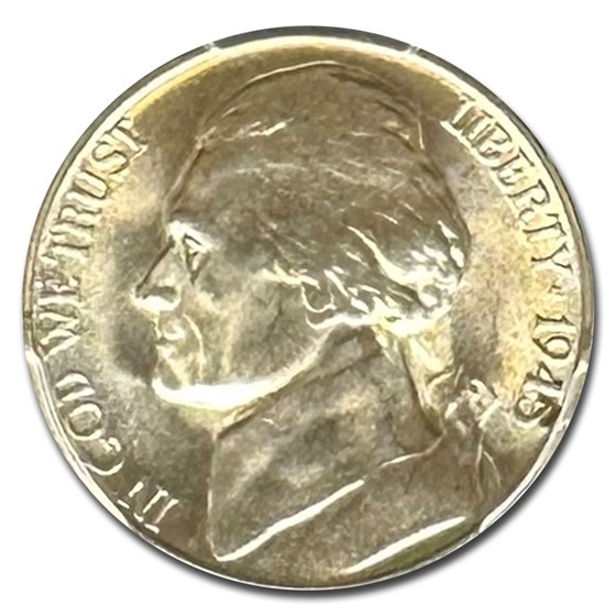 1945-D Jefferson Nickel MS-66 PCGS